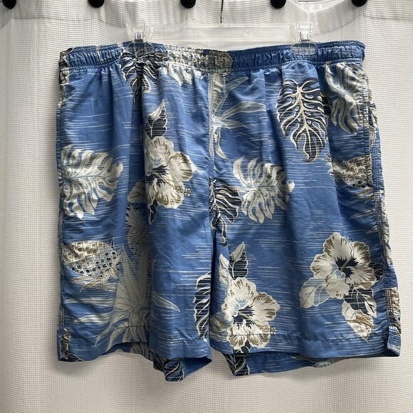 Tommy Bahama Other - Tommy Bahama Relax Mens Blue Floral Swim Trunks XL Beach Classic